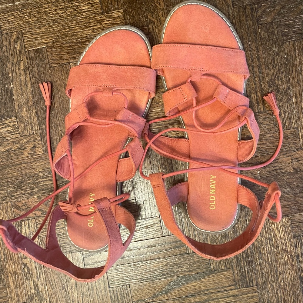 Old Navy Women's Bright Orange Sandals